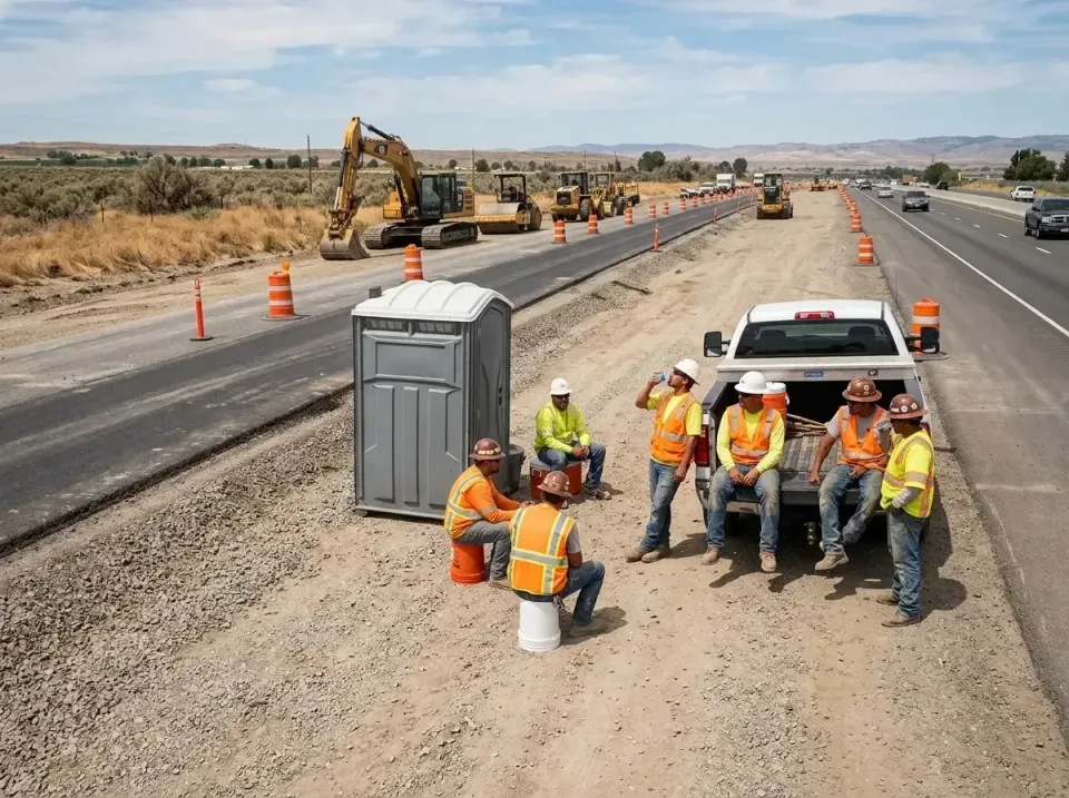 highway-road-construction-crew-007 — frequently asked questions, Porta Potty and Restroom Rentals in West Freehold, NJ